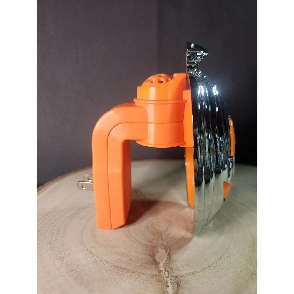 New Silver Jack-O-Lantern Pumpkin NightLight Wallflower Bath & Body Works Plug I